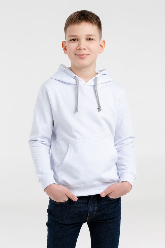 Толстовка с капюшоном детская Kirenga Kids, белая, 12 лет по цене 988,0 руб.