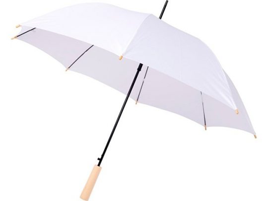 23-дюймовый автоматический зонт Alina из переработанного ПЭТ-пластика, белый, арт. 018947503
