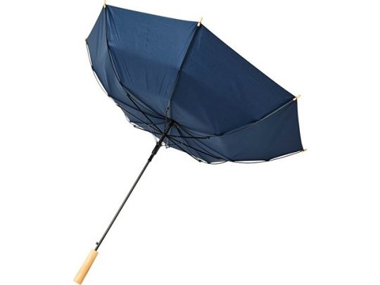 23-дюймовый автоматический зонт Alina из переработанного ПЭТ-пластика, темно-синий, арт. 018947303