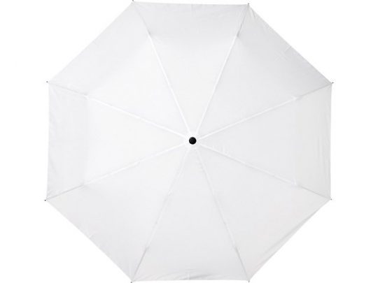 23-дюймовый автоматический зонт Alina из переработанного ПЭТ-пластика, белый, арт. 018947503