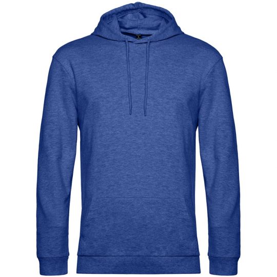 Толстовка с капюшоном унисекс Hoodie, ярко-синий меланж, размер 3XL