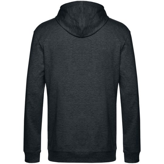 Толстовка с капюшоном унисекс Hoodie, серый меланж (антрацит), размер XS