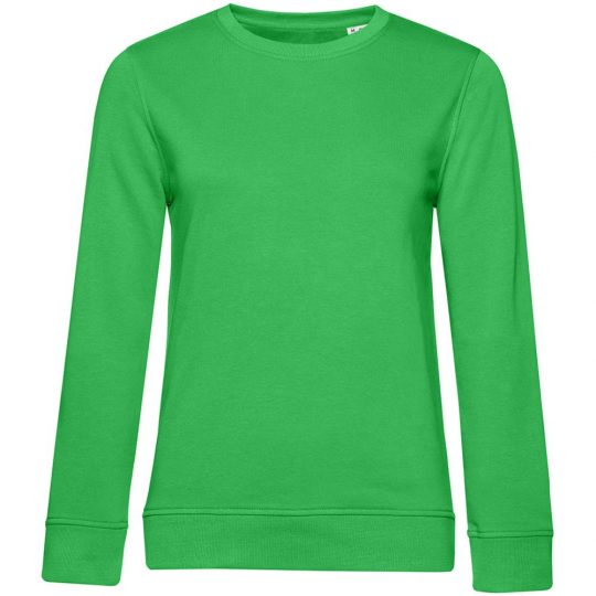 Свитшот женский BNC Organic, зеленый, размер XL