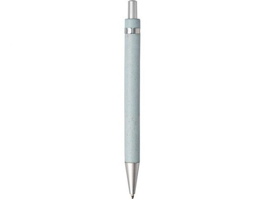 Шариковая ручка Tidore из пшеничной соломы с кнопочным механизмом, синий, арт. 019026903