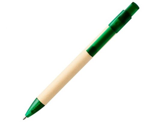 Шариковая ручка Safi из бумаги вторичной переработки, темно-зеленый (синие чернила), арт. 019036003