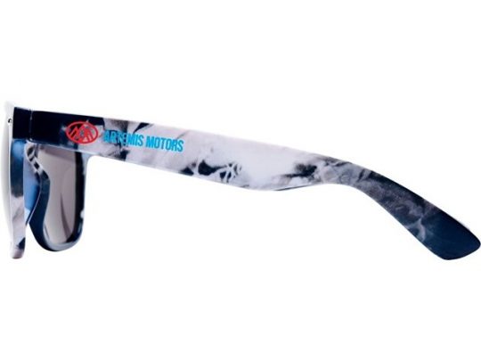 Солнцезащитные очки Sun Ray в пестрой оправе, синий, черный, белый, арт. 019071003