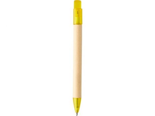 Шариковая ручка Safi из бумаги вторичной переработки, желтый (синие чернила), арт. 019036603