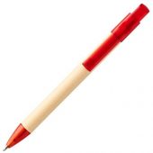 Шариковая ручка Safi из бумаги вторичной переработки, красный (черные чернила), арт. 019036303