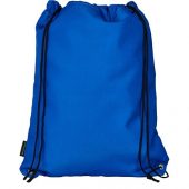 Рюкзак со шнурком Oriole из переработанного ПЭТ, синий, арт. 018954303