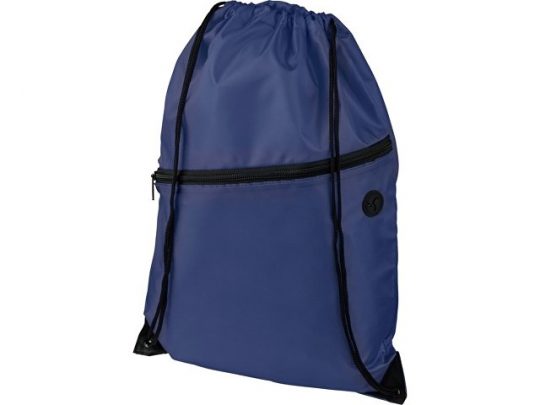 Рюкзак Oriole на молнии со шнурком, темно-синий, арт. 019016303