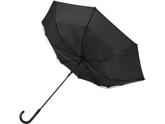 Ветрозащитный автоматический цветной зонт Kaia 23, черный, арт. 019014003