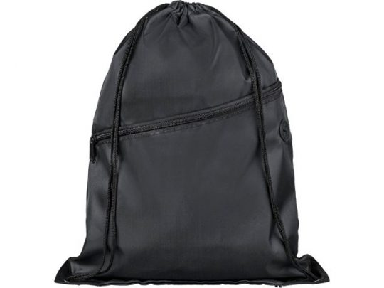 Рюкзак Oriole на молнии со шнурком, черный, арт. 019017103