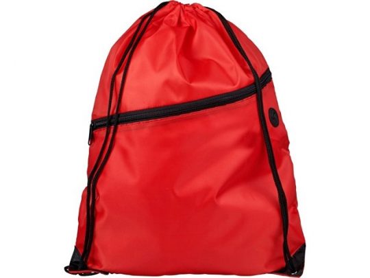 Рюкзак Oriole на молнии со шнурком, красный, арт. 019016903