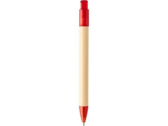 Шариковая ручка Safi из бумаги вторичной переработки, красный (черные чернила), арт. 019036303