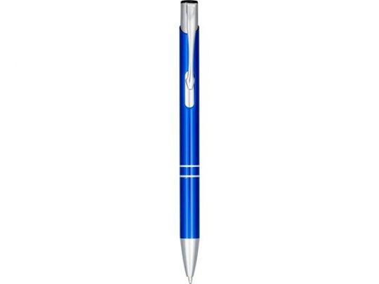 Кнопочная шариковая ручка Moneta из анодированного алюминия, cиний, арт. 019020403