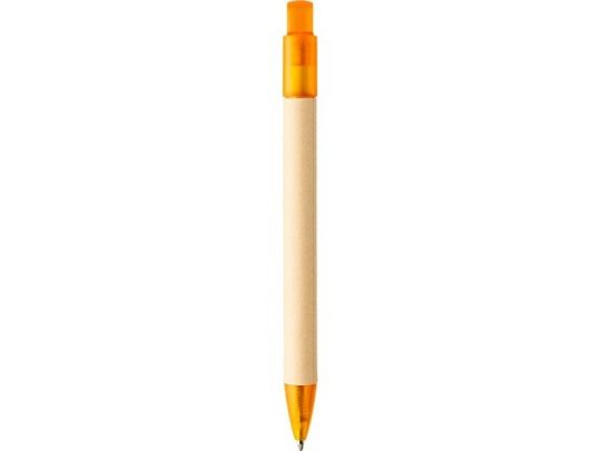 Шариковая ручка Safi из бумаги вторичной переработки, оранжевый (черные чернила), арт. 019035903