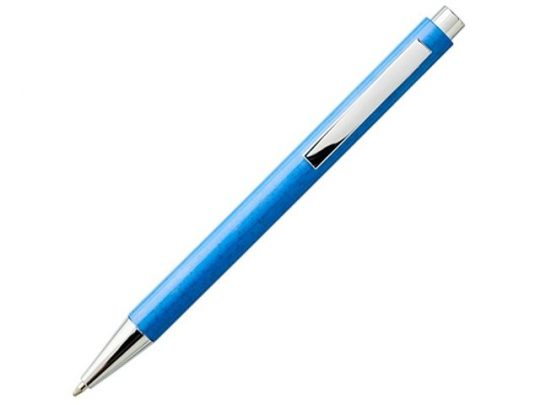 Шариковая ручка Tual из пшеничной соломы с кнопочным механизмом, cиний (синие чернила), арт. 019035403