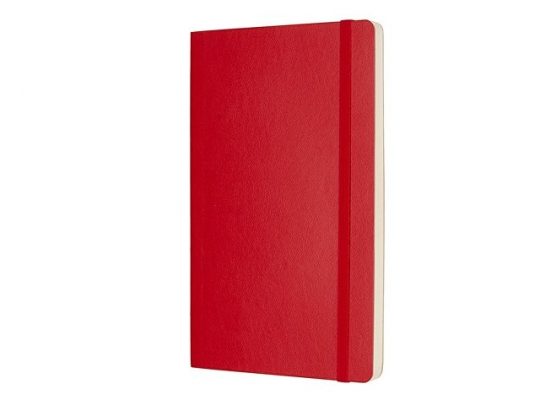 Записная книжка Moleskine Classic Soft (нелинованный), Large (13х21см), красный (А5), арт. 019011603