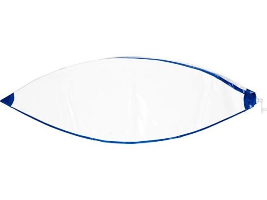 Непрозрачный надувной пляжный мяч Bora, синий/белый, арт. 019070503