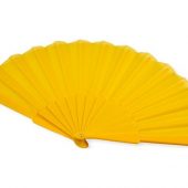 Складной ручной веер Maestral в бумажной коробке, желтый, арт. 019069403