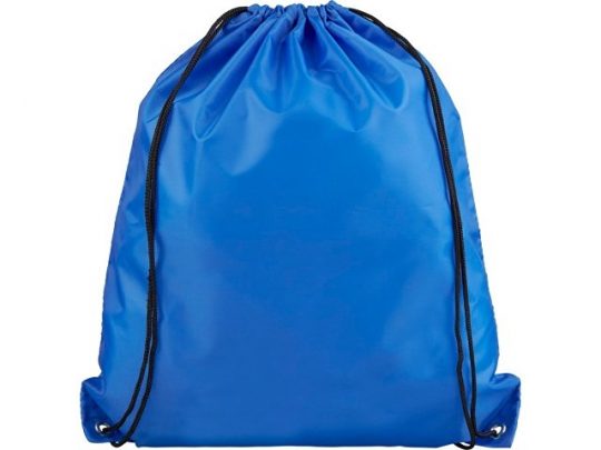 Рюкзак со шнурком Oriole из переработанного ПЭТ, синий, арт. 018954303