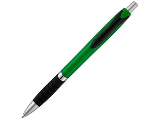 Однотонная шариковая ручка Turbo с резиновой накладкой, черный, арт. 018955103