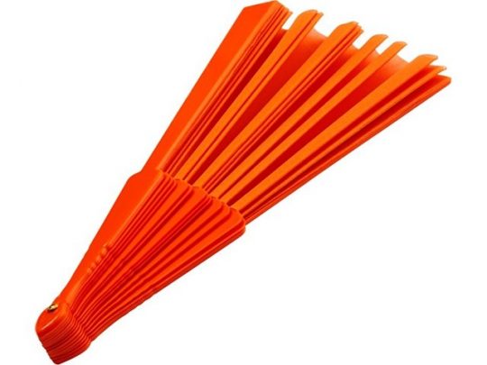 Складной ручной веер Maestral в бумажной коробке, оранжевый, арт. 019069303