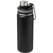 Спортивная бутылка Gessi объемом 590 мл с медной вакуумной изоляцией, черный, арт. 018999003