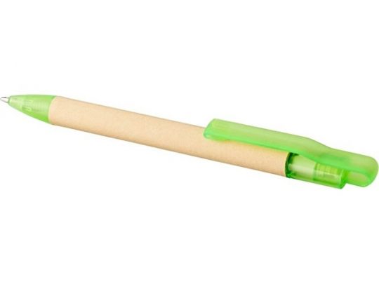 Шариковая ручка Safi из бумаги вторичной переработки, зеленый (синие чернила), арт. 019037103