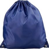 Рюкзак со шнурком Oriole из переработанного ПЭТ, темно-синий, арт. 018954103