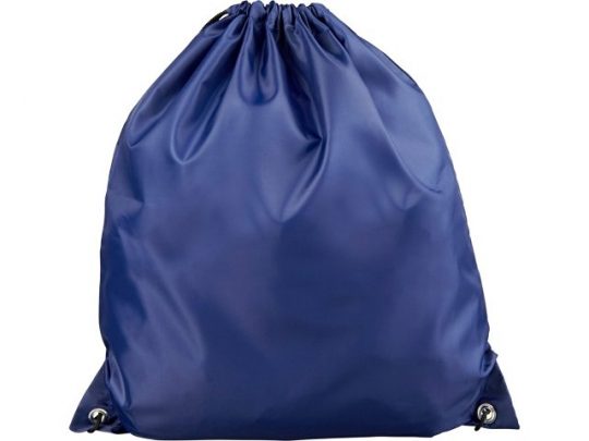 Рюкзак со шнурком Oriole из переработанного ПЭТ, темно-синий, арт. 018954103