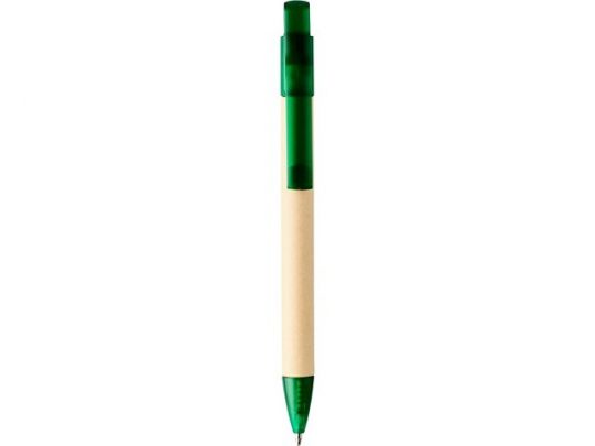 Шариковая ручка Safi из бумаги вторичной переработки, темно-зеленый (синие чернила), арт. 019036003