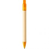 Шариковая ручка Safi из бумаги вторичной переработки, оранжевый (синие чернила), арт. 019036403