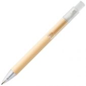 Шариковая ручка Safi из бумаги вторичной переработки,  прозрачный (черные чернила), арт. 019037303
