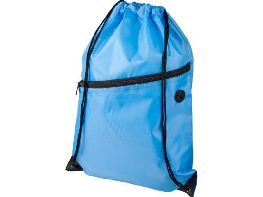 Рюкзак Oriole на молнии со шнурком, светло-синий, арт. 019017003