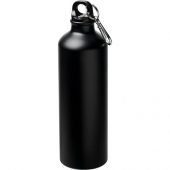 Матовая спортивная бутылка Pacific объемом 770 мл с карабином, черный, арт. 019066903
