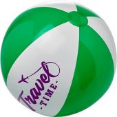Непрозрачный пляжный мяч Bora, зеленый/белый, арт. 019070403