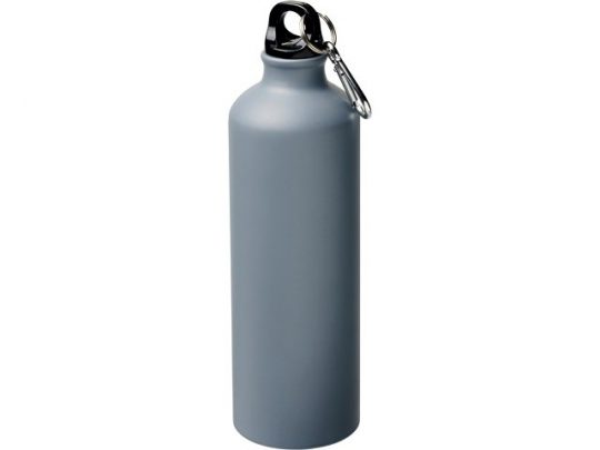 Матовая спортивная бутылка Pacific объемом 770 мл с карабином, серый, арт. 019066703