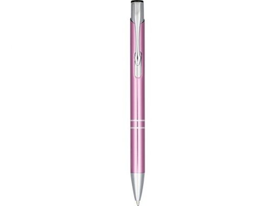 Кнопочная шариковая ручка Moneta из анодированного алюминия, фуксия, арт. 019019503
