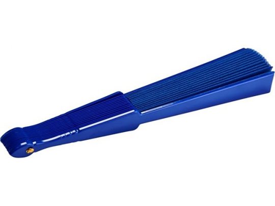 Складной ручной веер Maestral в бумажной коробке, ярко-синий, арт. 019070003