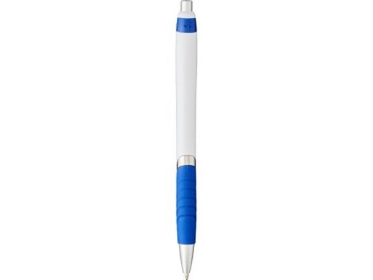 Шариковая ручка Turbo в белом корпусе, белый,cиний, арт. 018956803