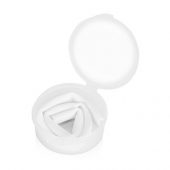 Силиконовая трубочка Fresh в пластиковом кейсе, белый, арт. 019065603