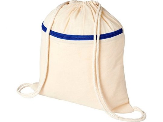 Рюкзак Oregon на молнии с кулиской, натуральный/синий, арт. 019016103