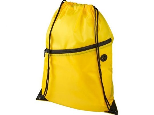 Рюкзак Oriole на молнии со шнурком, желтый, арт. 019016803