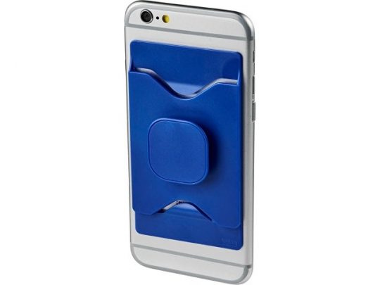 Держатель для мобильного телефона Purse с бумажником, ярко-синий, арт. 019045503