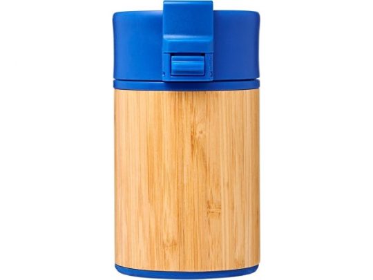 Вакуумный герметичный термостакан Arca с покрытием из меди и бамбука 200 мл, синий, арт. 018958503