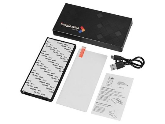 Портативное зарядное устройство Render с полноцветной, 5000 mAh, черный, арт. 019012103