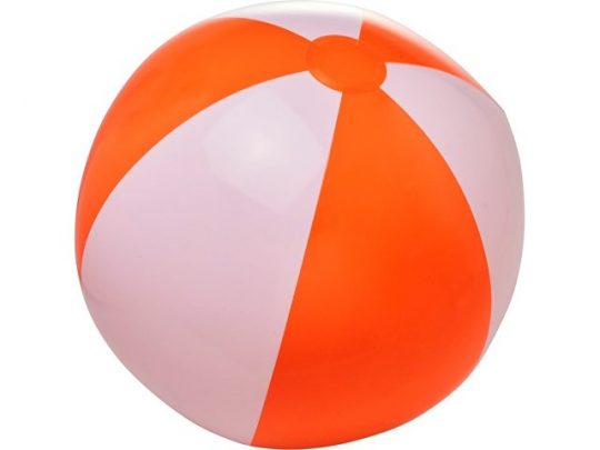 Непрозрачный пляжный мяч Bora, оранжевый/белый, арт. 019070603