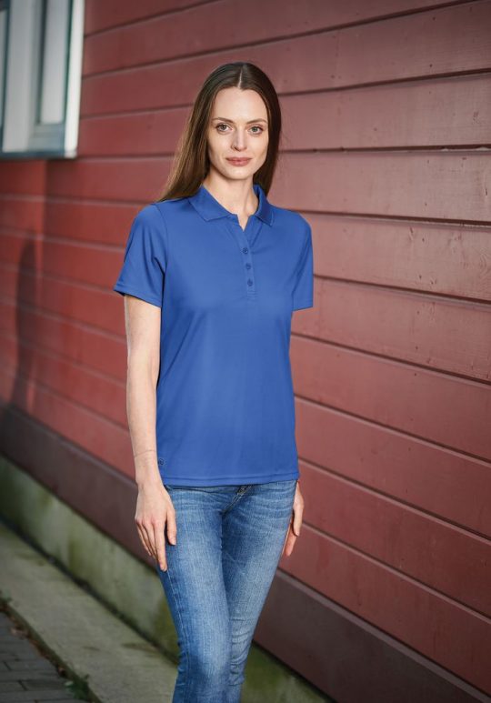 Рубашка поло женская Eclipse H2X-Dry темно-синяя, размер L