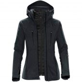 Куртка-трансформер женская Matrix серая с черным, размер 3XL